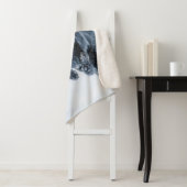 黒いドイツの羊飼い雪ダベットカバー シェルパブランケット (インサイチュ)