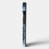 黒いドイツの羊飼い雪ダベットカバー Case-Mate iPhoneケース (裏面 / 左)