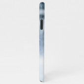 黒いドイツの羊飼い雪ダベットカバー iPhoneケース (右側)