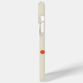 黒いドットを持つオレンジ色の波形 Case-Mate iPhoneケース (裏面 / 左)