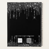 黒いドライブ名スクリプト2025 プランナー手帳 (裏面)