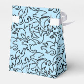 黒いドラゴンズ模様の輪郭b L青BG フェイバーボックス (裏面サイド)