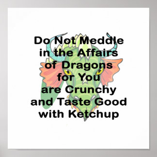 黒いドラゴンヘッドに干渉しない ポスター