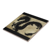 黒いドラゴン タイル (側面)