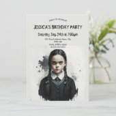 黒いドレスの少女の招待状 招待状 (スタンド正面)