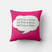 黒いドレスポップ・アートの枕のバックアートレディを参照 クッション (裏面)