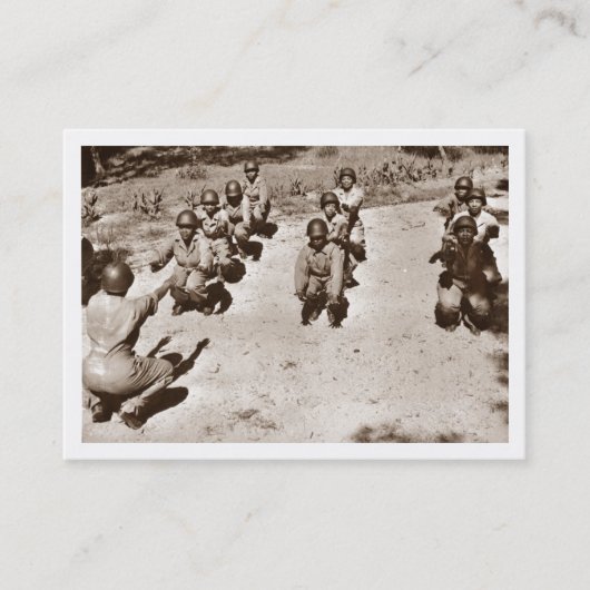 黒いナースとドリルインストラクター 名刺 (正面)