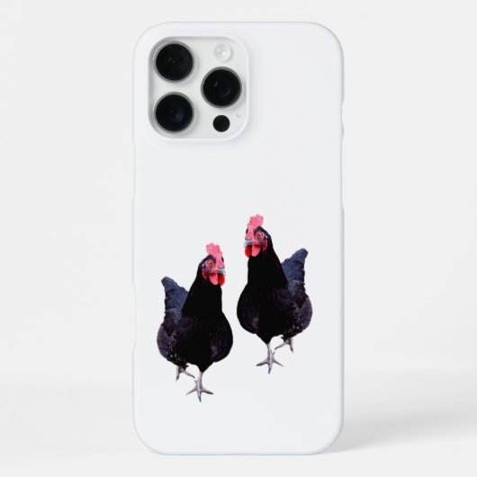 黒いニワトリの歩き方, iPhoneケース (裏面)