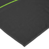 黒いネオングリーンスパイダーウェブハロウィンパターン テーブルクロス (アングル)