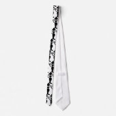 黒いネクタイのエイリアン ネクタイ (裏面)