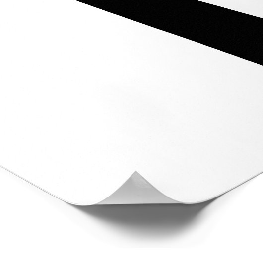 黒いネクタイのスーツ ポスター (角)