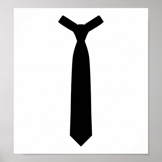 黒いネクタイのスーツ ポスター (正面)