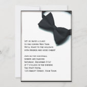 黒いネクタイの不倫 招待状 (正面)