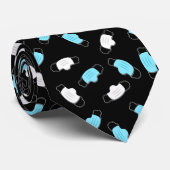 黒いネクタイの医療顔マスク ネクタイ (ロール)