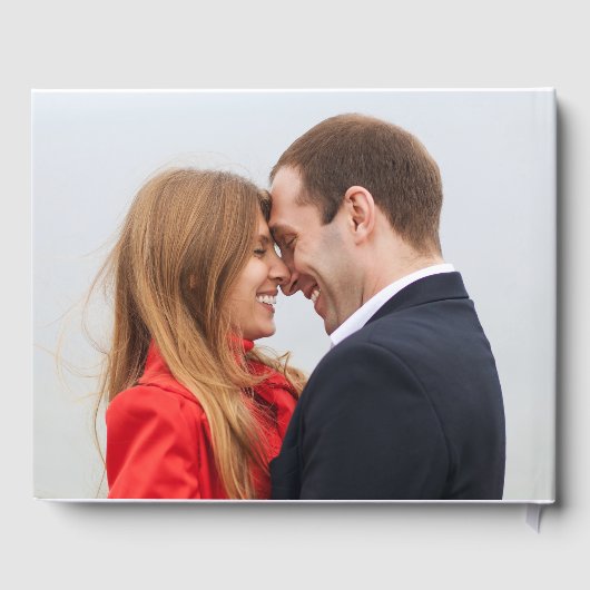 黒いネクタイ事件エレガントのモノグラム結婚写真 ゲストブック (裏面)