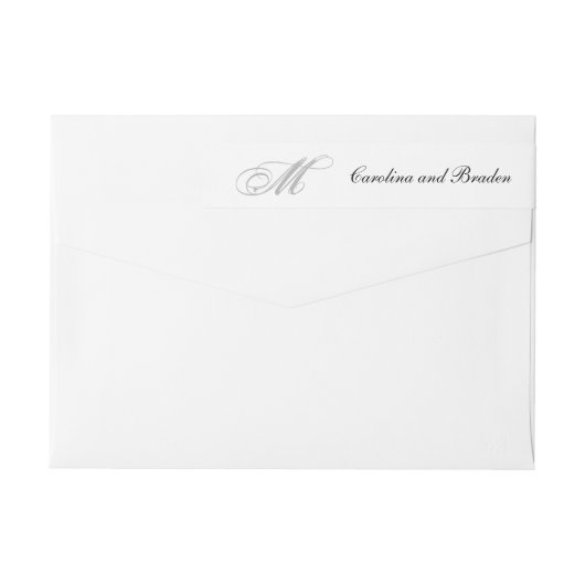 黒いネクタイ | ブラックホワイト | 周回ラベル ラップアラウンドラベル (裏面)