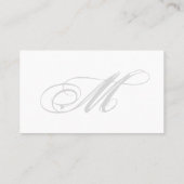 黒いネクタイ | ブラックホワイト | 護衛カード プレイスカード (裏面)