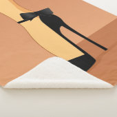 黒いハイヒール シェルパブランケット (3/4)