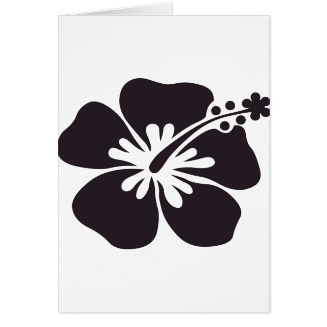 黒いハイビスカスの花 (正面)