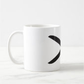 黒いハサミ コーヒーマグカップ (左)