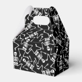 黒いハロウィンの骸骨 フェイバーボックス (裏面サイド)