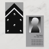 黒いハンカチのトリックカード/名刺 名刺 (正面/裏面)