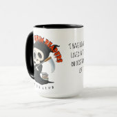 黒いハンドルのマグ マグカップ (正面左)