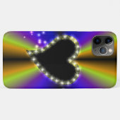 黒いハートと星の虹 Case-Mate iPhoneケース (裏面(横))