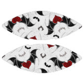 黒いハート翼のハロウィンこうもり アメリカンフットボール (パネル)