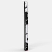 黒いハート翼のハロウィンこうもり Case-Mate iPhoneケース (裏面/右)