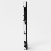 黒いハート翼のハロウィンこうもり Case-Mate iPhoneケース (裏面/左)