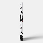 黒いハート翼のハロウィンこうもり Case-Mate iPhoneケース (裏面 / 右)