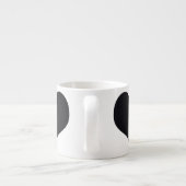 黒いハート エスプレッソカップ (裏面)