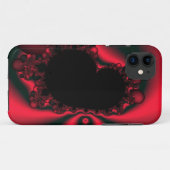 黒いハート Case-Mate iPhoneケース (裏面(横))