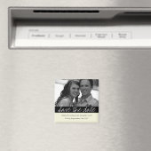 黒いバはっきりしたナーフォト日付マグネットを保存 マグネット (インサイチュ (食洗機))