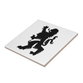 黒いバイエルンのライオン タイル (側面)