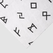 黒いバイキングルーン（白） 薄葉紙 (詳細)