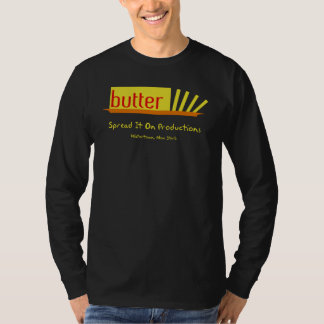 黒いバター Tシャツ