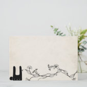 黒いバニー 便箋 (スタンド正面)