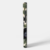 黒いバラと緑葉の Case-Mate iPhoneケース (裏面 / 左)