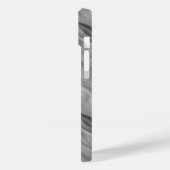 黒いバラの波状テクスチャ Case-Mate iPhoneケース (裏面 / 左)