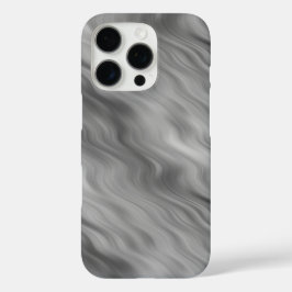 黒いバラの波状テクスチャ iPhone 16 PROケース