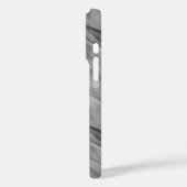 黒いバラの波状テクスチャ Case-Mate iPhoneケース (裏面 / 左)