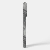 黒いバラの波状テクスチャ Case-Mate iPhoneケース (裏面 / 右)