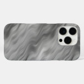 黒いバラの波状テクスチャ Case-Mate iPhoneケース (裏面 (横))