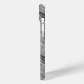 黒いバラの波状テクスチャ Case-Mate iPhoneケース (裏面 / 左)