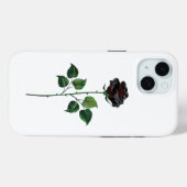 黒いバラの花 Case-Mate iPhoneケース (裏面 (横))