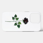黒いバラの花 Case-Mate iPhoneケース (裏面 (横))