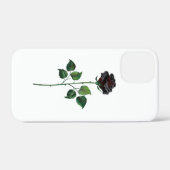 黒いバラの花 Case-Mate iPhoneケース (裏面 (横))