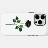 黒いバラの花 Case-Mate iPhoneケース (裏面 (横))